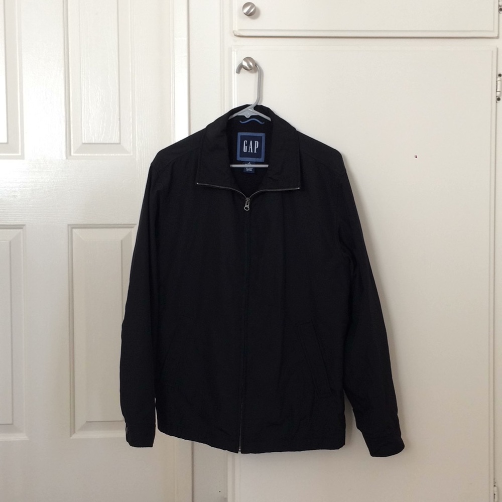 GAP Men's Black Windbreaker Jacket